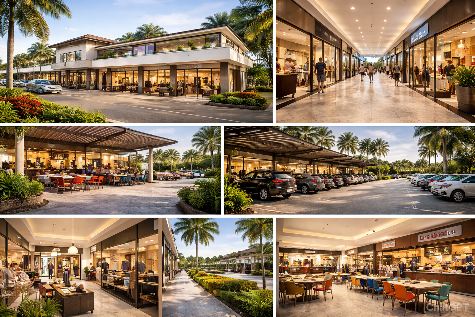 Maquette Complexe Commercial